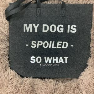 Luxe Shopperbags - Donker Grijs, My Dog Is Spoiled So What